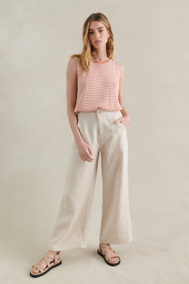 Jude Linen Pants Natural