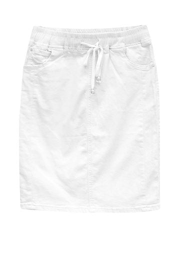 CD Skirt White Denim