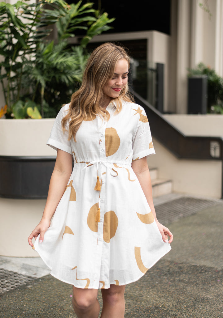 Celestial Shirt Dress