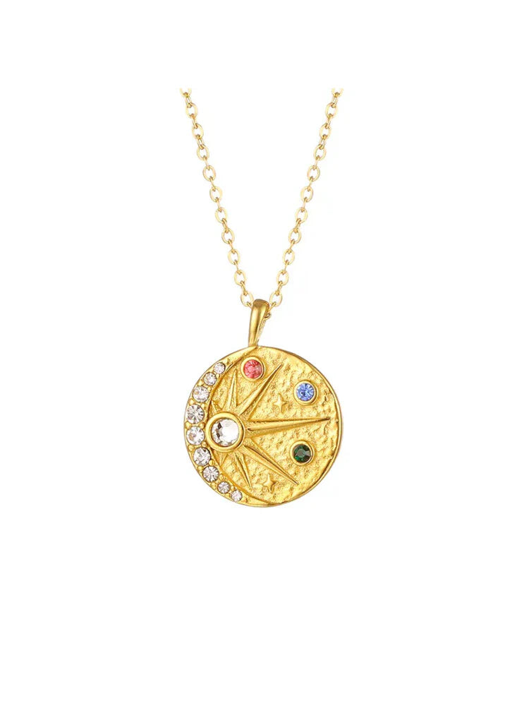 18K Gold Plated North Star Necklace