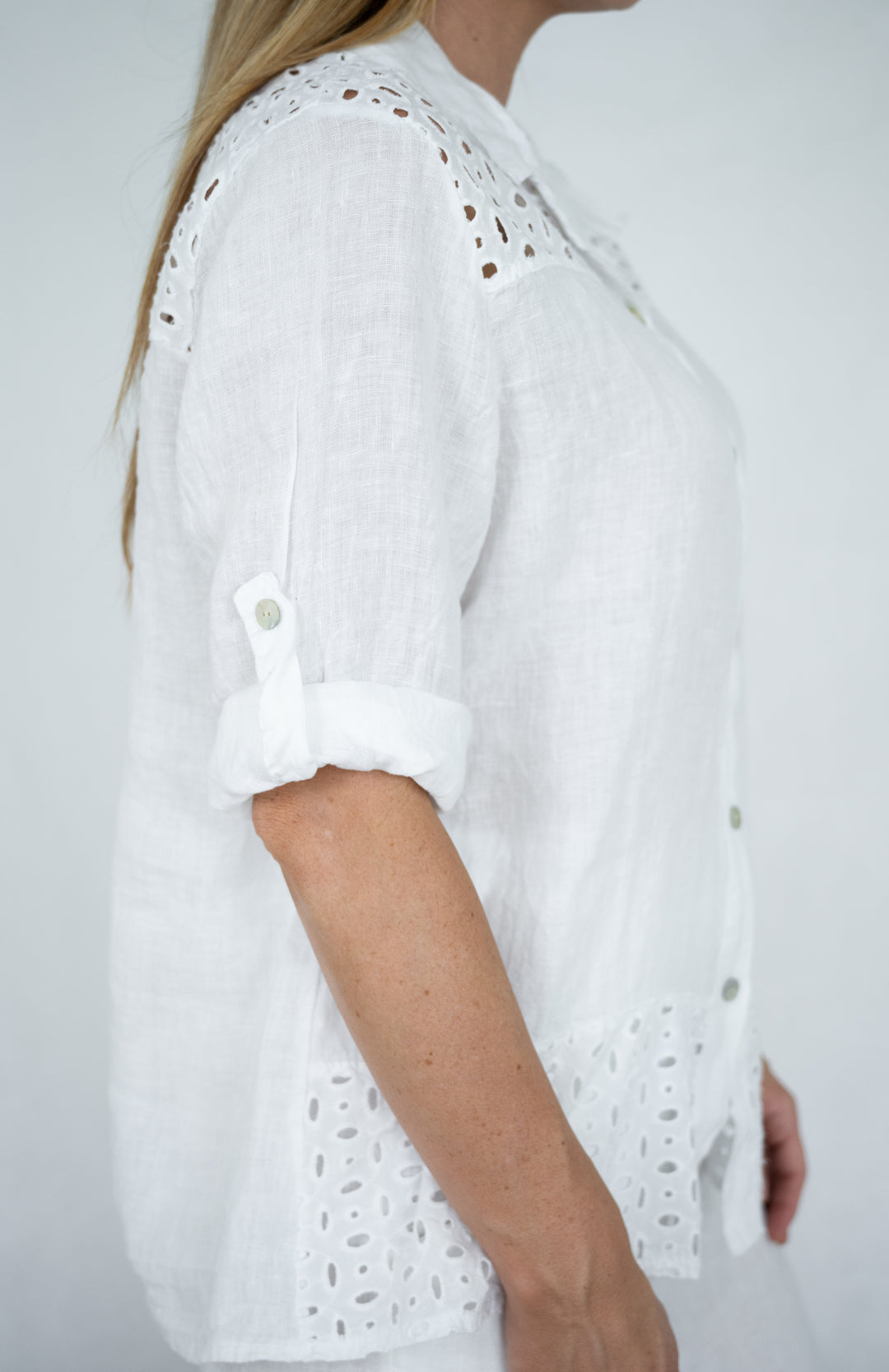 Linen Lattice Shirt