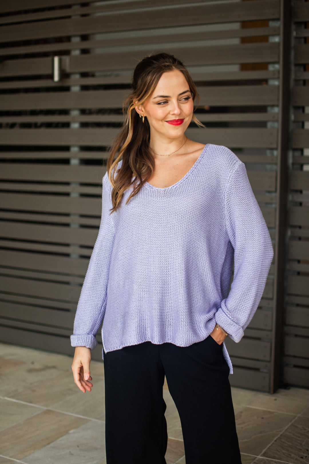 Annie Cotton Knit Lilac