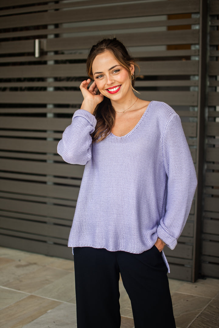 Annie Cotton Knit Lilac