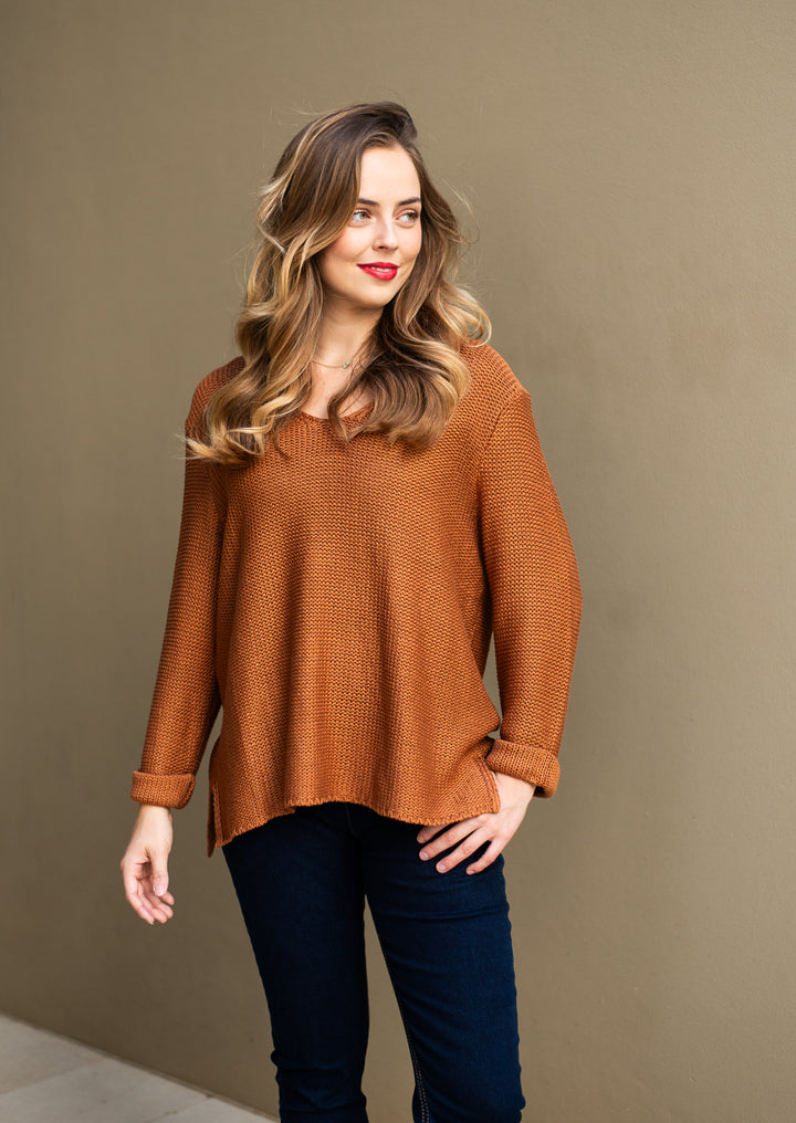 Annie Cotton Knit Tan