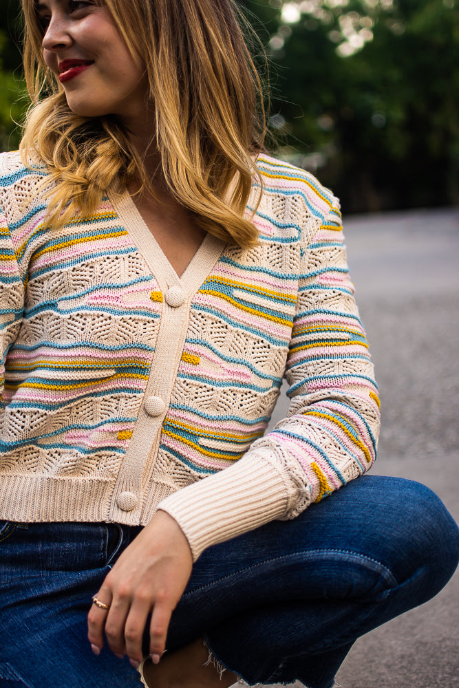 Mabel Stripe Cardigan