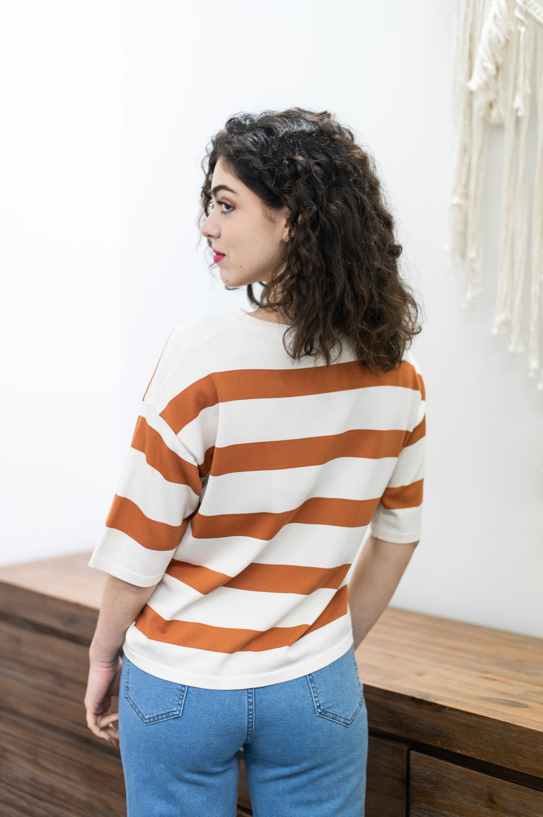 Bold Stripe Knit Top