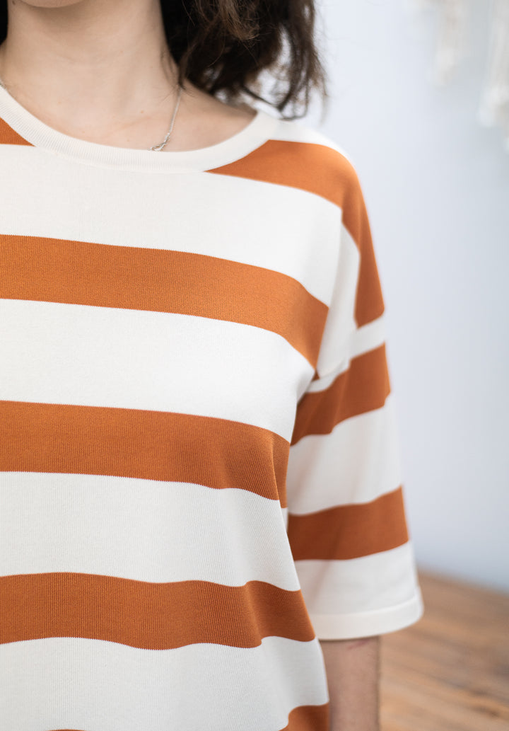 Bold Stripe Knit Top