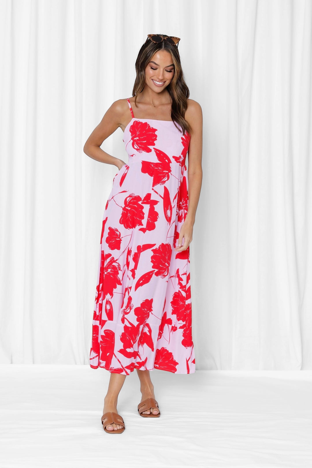 Felicity Floral Midi Dress