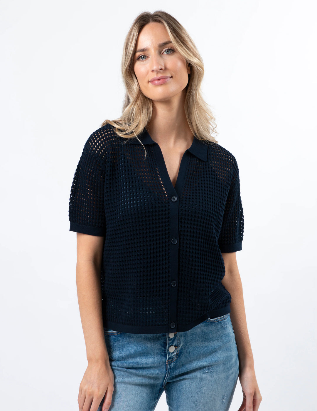 Holly Top Navy