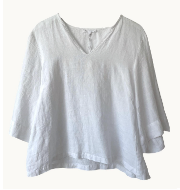 Andrea Linen Top