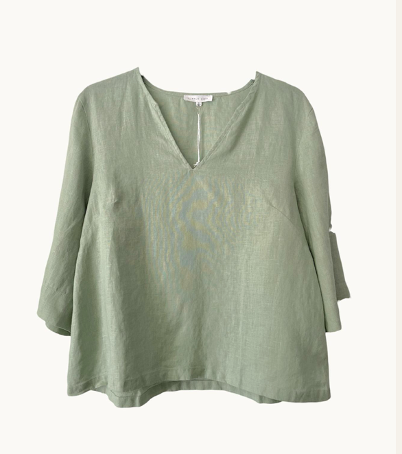 Andrea Linen Top