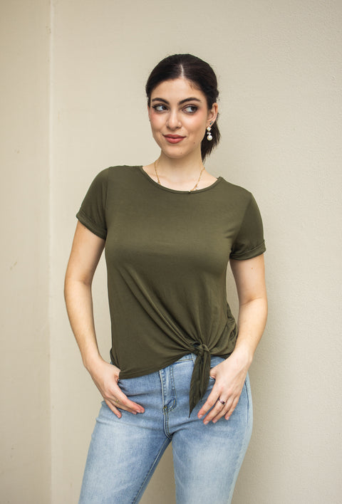 Khaki Modal Tee