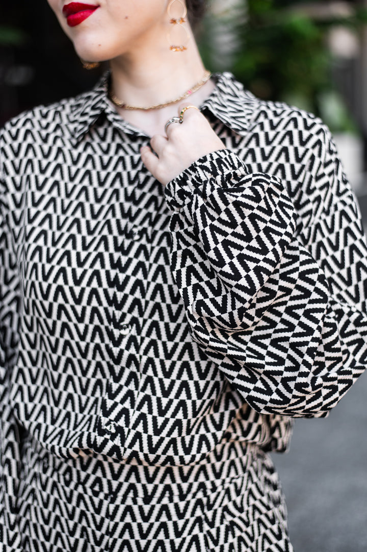 Geometric Bamboo Shirt